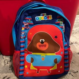 Small children’s Hey Duggee backpack